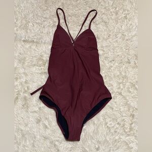 NWT Bondi Born Keira One Piece Swimsuit in Plum - Size 6
